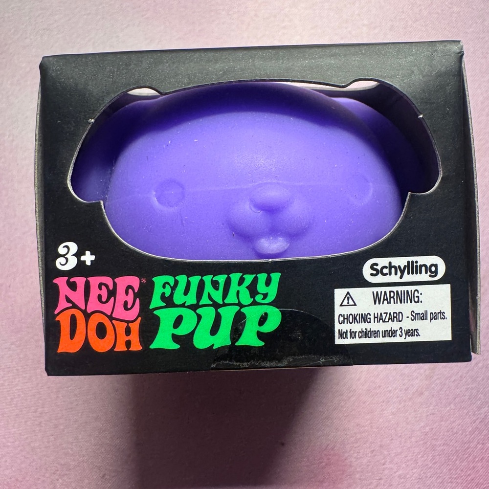 Needoh Funky Pup Purple Squishy